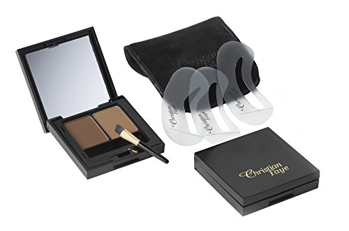 Kit sourcils Christian Faye parfait pour un maquillage naturel rapide le matin au bureau