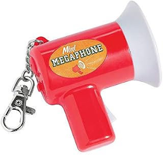 Fun Express - Mini Megaphone Keyring - Apparel Accessories - Key Chains