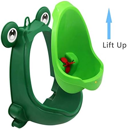 Cute Frog Shape Children Kids Potty Training Urinal Frog Children Stand Vertical Urinal Boys Penico Pee Infant Toddler Wall-Mounted