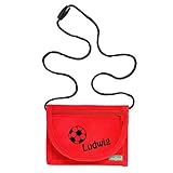 Spritzwassergeschützt | Reißverschlussfach außen & Einschubfach innen | Material: 100 % Nylon mit den Abmessungen 13 x 10 cm (zusammengeklappt)