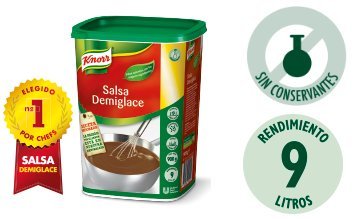 Miniatura 2 de Knorr Salsa Demiglace Deshidratada Para Carnes Bote 900g