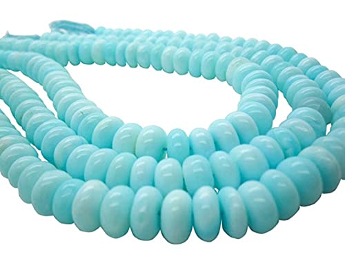 Peruvian Opal Beads bleues pour créer des bijoux personnalisés uniques
