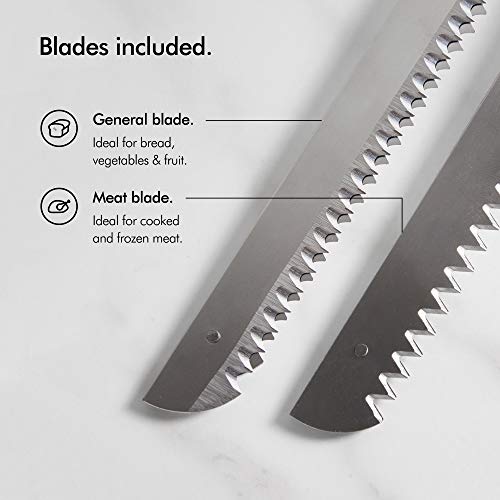 image for VonShef Electric Knife, Electric Carving Knife With Two Serrated Blade