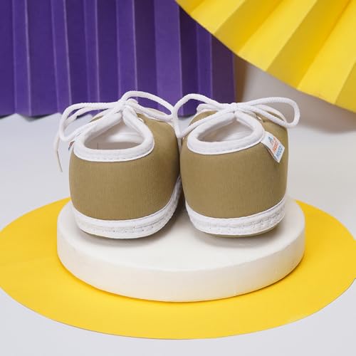 Image of Neska Moda 6 To 12 Months Baby Boys & Baby Girls Cotton Lace Booties