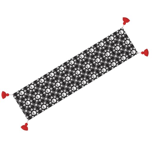 Chemin de table de Noël lavable anti-plis pour protéger et décorer la table