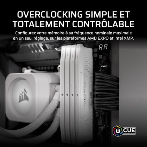 CORSAIR Vengeance RS 16Go (2 x 8Go) Jusqu'à 6000MHz AMD...