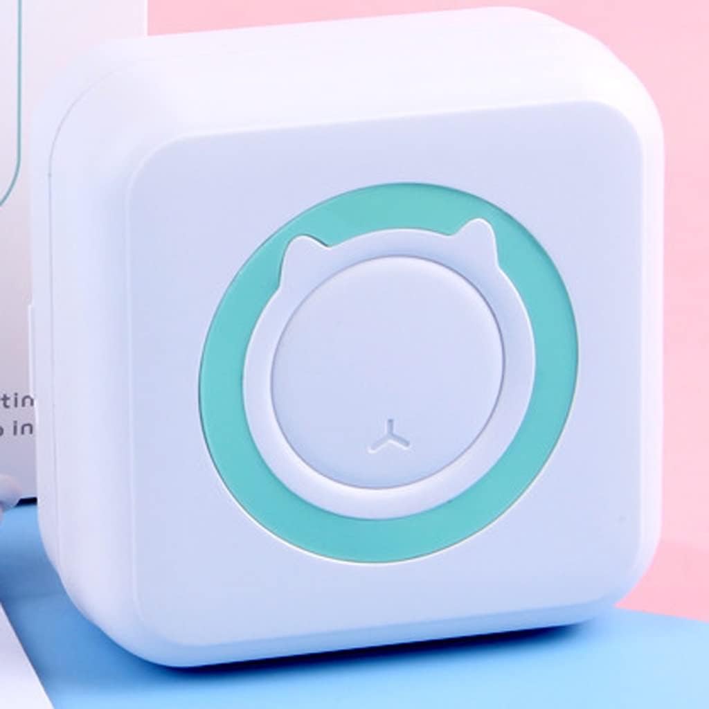 Mini Portable Thermal Printer Paper Photo Pocket Thermal Printer Printing BT Connect Printers Photo Lable(Gray)