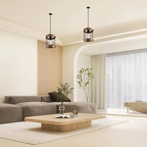 Tongtlan Xinyinghui Farmhouse Pendant Light Fixtures, Rustic Hanging Light For Kitchen thumb #6