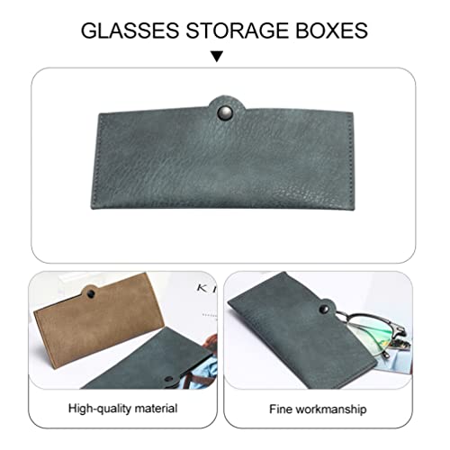 DOITOOL 3 Pcs Óculos de Couro Casos Capa de Couro Óculos Macio Óculos de Bolsa Óculos Titular Eyewea