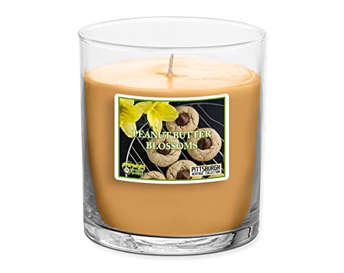 OverSoyed Pittsburgh Heritage Collection Cookie Table Series | Peanut Butter Blossoms | Chocolate Scented Jar Candle Artisan Hand Poured to Order | 3 oz. 30 HR Burn 2" x 2 5/8" Reusable Tumbler