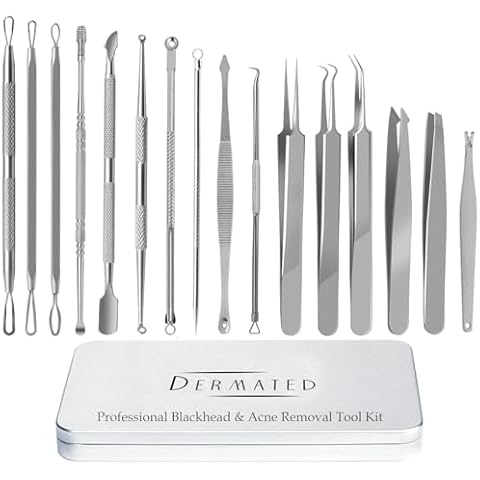 DERMATED 16 Pcs Blackhead Remover Kit Cover