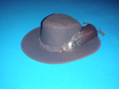 Sharpshooter Mountain Man Jeremiah Johnson Wanderlust Brown Leather Cowboy Hat #TOP3