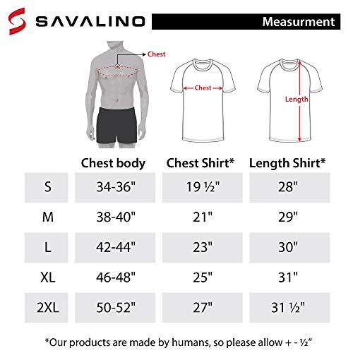 Savalino Men's Tennis T-Shirt Athletic Casual Workout Gym Training Xl White #TOP6