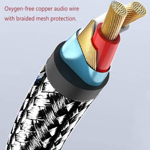Cable de audio 3 en 1 para eliminar interferencias de tipo C e iOS a RCA 7