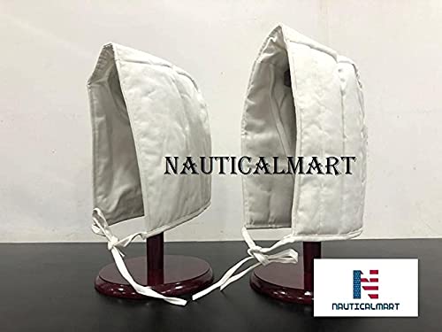Nauticalmart Cotton Padded Coif Arming Cap White Medieval Renaissance #TOP3