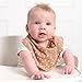 Gerber Baby Unisex Bandana Bibs 10-Pack, Multi Rust, One Size