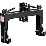 YITAMOTOR 3 Point Quick Hitch for Category 1 Tractor, 3000 lbs 3-Pt Attachment with 2' Receiver Trailer Hitch Adaptation with 5 Level Adjustable Bolt