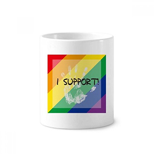 Coupe en céramique LGBT Rainbow Flag de 350ml, une idée cadeau utile et engagée