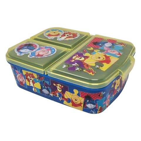 Theonoi Children's Lunch Box/Sandwich Box Made of Plastic BPA Free Cover