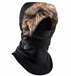 Tough Headwear Pasamontañas de Forro Polar - Balac...: MANTÉNTE CALIENTE Y CÓMODO: Fabricado con nuestro suave y cálido Furnace Fleece, este pasamontañas militar te proporciona un ajuste perfecto mientras te mantiene abrigado y cómodo, incluso en temperaturas bajo cero. RESPIRA FÁCILMENTE: Con un panel d...