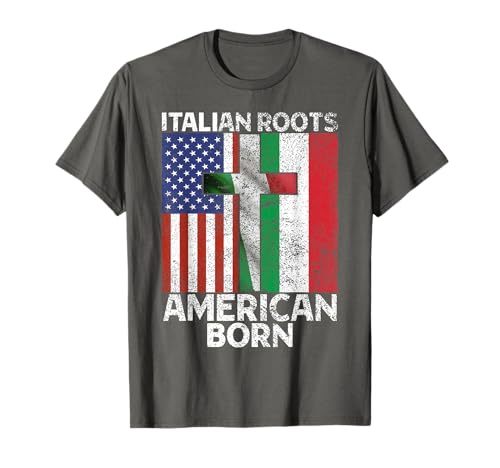 Italian Roots Hommes et Femmes Italo-américains T-Shirt