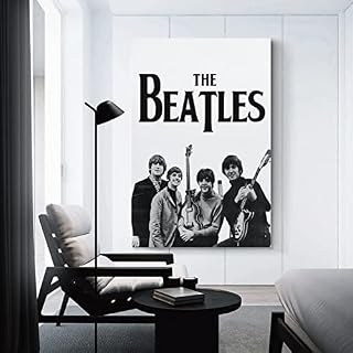 SENMING Poster classique The Beatles – Peinture décorative sur toile – Décoration murale moderne pour chambre à coucher… - Les Beatles, Paul McCartney, John Lennon, RIngo Starr, George Harrison SENMING Poster classique The Beatles - Peinture décorative sur toile - Décoration murale moderne pour chambre à coucher… – Image 3