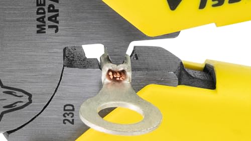 Tsunoda Alicate de energia elétrica PP-200ATG, 7,9 polegadas (200 mm), com função de crimpagem