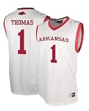 Genuine Collective Meleek Thomas - 1 Arkansas Razorbacks Nil Basketball Jersey, White