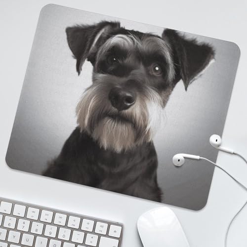 Tapis de souris Schnauzer ultra fin et imperméable pour le bureau - 7