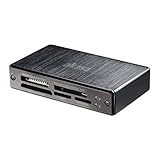 Unterstützte Speicherkarten:CompactFlash-Karte, Typ I, CompactFlash-Karte, Typ II, Memory Stick, Memory Stick PRO, MultiMediaCard, SD-Speicherkarte, xD-Picture Card, Memory Stick PRO Duo, MultiMediaCardmobile, microSD, SDHC-Speicherkarte, Memory Stick Micro (M2), microSDHC, xD-Picture Card Type H, xD-Picture Card Type M, SDXC-Speicherkarte, microSDXC