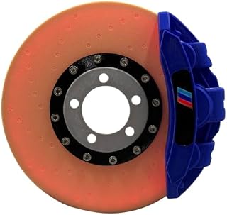 Brake Disc LED Night Light, Customizable DIY Atmosphere Lamp for Desk and Wall Mount, Energy-Efficient with Long-Lasting LEDs, Gift for Car Enthusiasts and Home Decor (Blue)