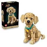 LEGO Icons Le Chiot Golden Retriever - Set de Construction pour Adulte -...