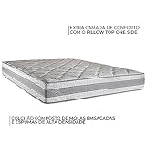 Cama Box King Herval Alba, Molas Ensacadas, 65 x 193 x 203 cm glide