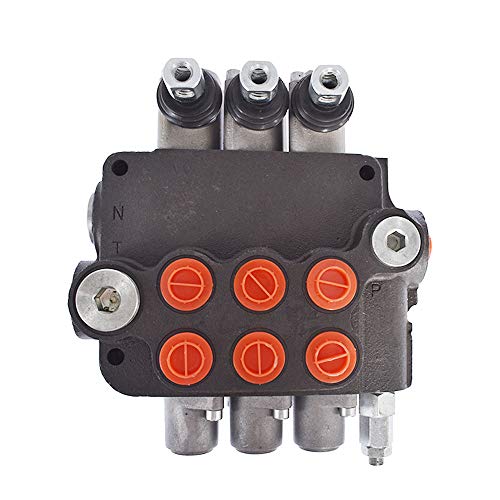 findmall 3 Spool 21GPM 3625PSI Hydraulic Directional Control Valve, SAE Ports Double Acting Valve for Small Tractors, Tractors, Loaders, Log Splitter by findmall - Image 4