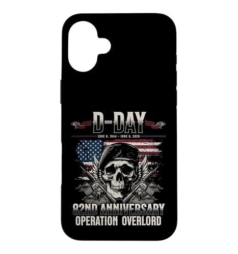 D-day 2026 82nd Anniversary Normandy D-Day Omaha Beach 1944 �X�}�z�P�[�X iPhone 16 Plus �p