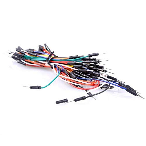 TEKTRUM EXTERNALLY Powered SOLDERLESS 3220 TIE-Points Experiment Plug-in BREADBOARD with Aluminum Back Plate and Jumper Wires for Proto-Typing Circuit