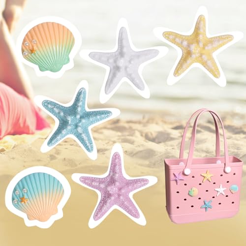 EnriQ Bag Charms for Bogg Bag,Flower Charms compatible for Bogg Bags Accessories Decoration fits for Simply Southern Beach Totes Insert for Beach Tote Bag by EnriQ - Used condition - Image 3