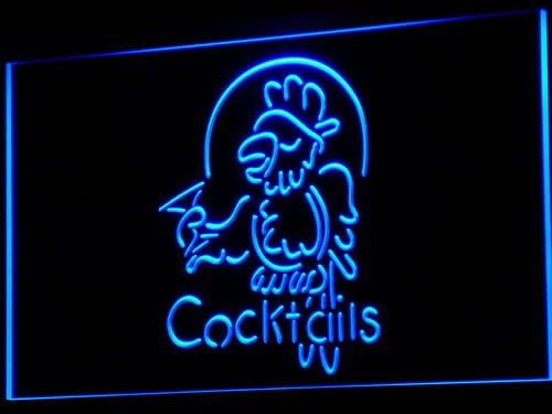 ADVPRO i569-b Cocktails Parrot Bar Pub Club NR Neon Light Sign
