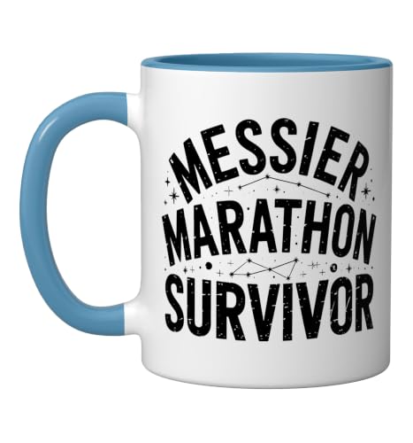 Stargazing Messier Marathon Vintage Telescope Mug 11oz