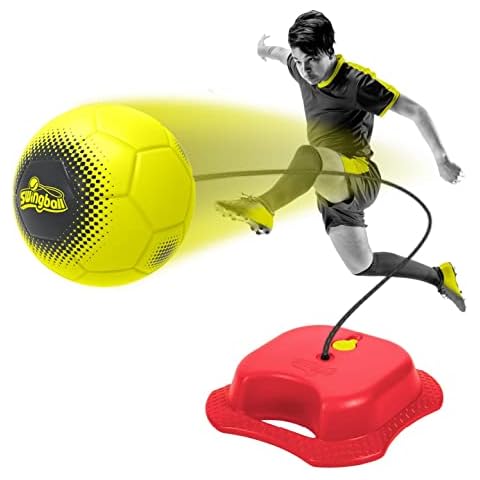 Swingball Reflex Soccer, Red and Yellow, Outdoor Activities, Garden Games, Football, Suitable for Boys and Girls Aged 6 years+ Cover