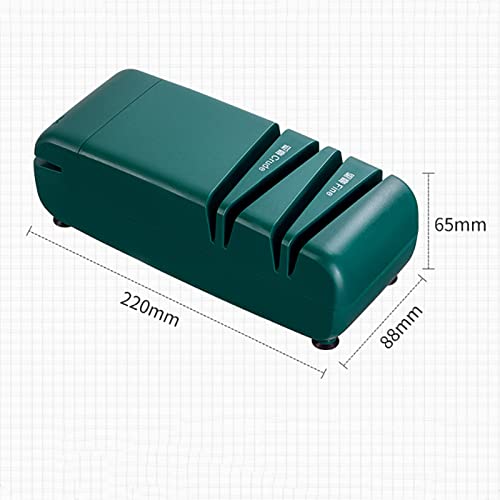 Electric Knife Sharpener, 2 Stages Knife Sharpeners With Diamond Abrasives, Four-Slot Sharpening & Quick Sharpening, Powerful Motor & Quick And Easy, For Quickly Sharpening, Repairing/Restoring #TOP4