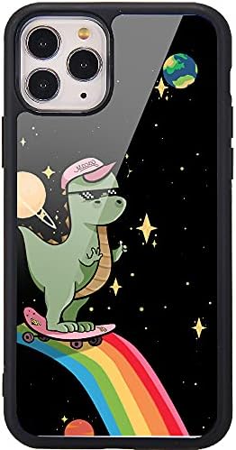 MAYCARI Blue Smile Printed Phone Case for iPhone 11, Hard Back Case with Soft TPU Bumper for Girls Children Women Protective Phone Case for iPhone 11