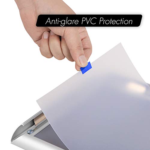 Innovart Aluminum Snap Frame For Poster 24” X 33”, Front Load Snap Frame Poster With Pvc Protective Film For A1 Size, Metal Picture Frame Wall Mounting, Easy Open Aluminum Display Profile #TOP4