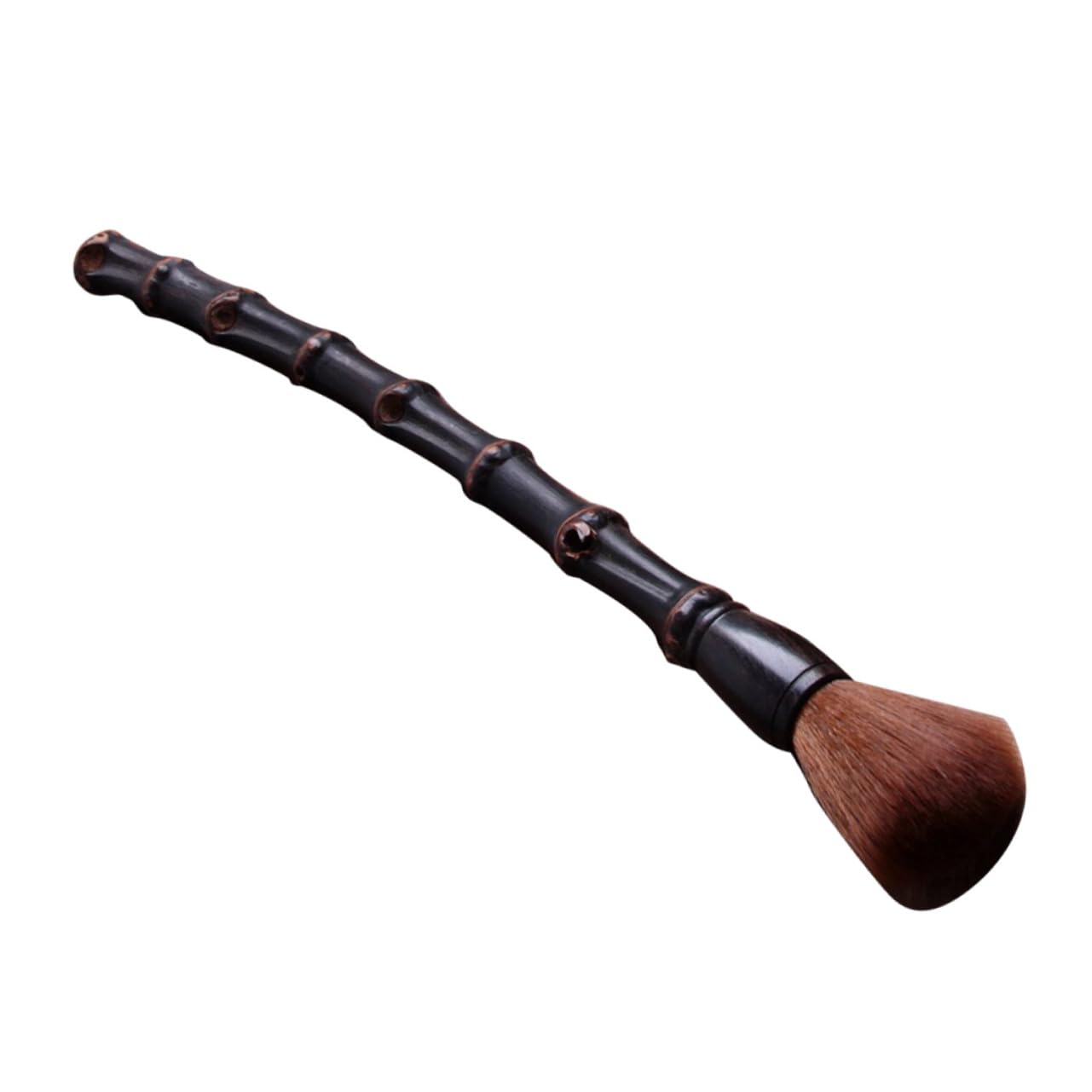 Baluue Bamboo Handle Teapot Cleaning Brush Delicate Tea Brush for Tea Ceremony Soft Bristles