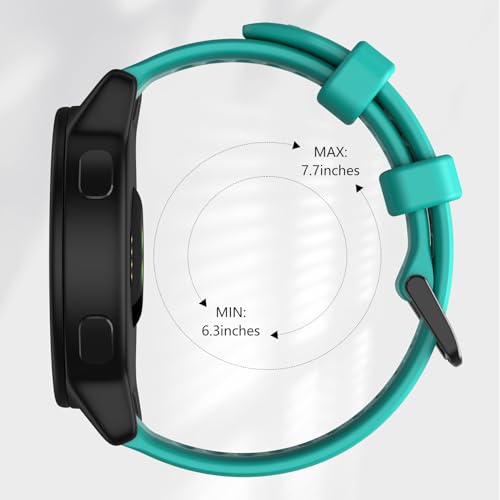 Correa deportiva de silicona para Garmin 20 mm miniatura 5