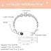 Vivaday PENICILLIN ALLERGY CZ Accent Medical Bracelet | Customizable Emergency Contact Wristband | Adjustable Medical ID Jewelry | Fashionable Design for Women YA5740