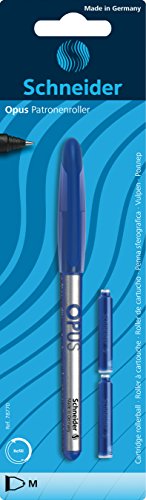 Stylo Schneider Roller à cartouche Opus assorti Carte blister incl. 2 cartouches d'encre 2x - vue 5