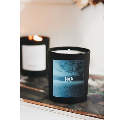 R+Co Dark Waves Scented Candle 255 g / 9 oz - Thumbnail 5