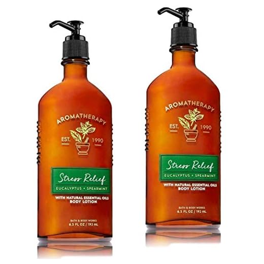 Aromatherapy Stress Relief Body Lotion, Eucalyptus Spearmint (2 Pack)