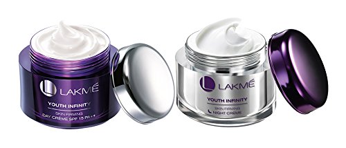 Image of LAKME Youth Infinity Skin Firming Day Cream, 50g and Night Creme, 50g Kit